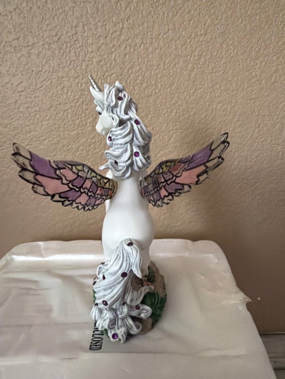 Hamilton Collection Jeweled Reflections Amethyst Splendor Unicorn w/Box & COA - Picture 8 of 16